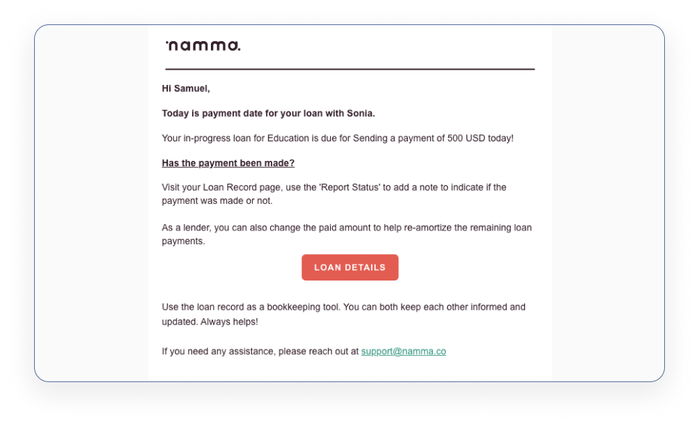 Payment Reminders